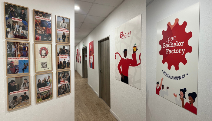Déco IBF Ipac-Bachelor-Factory-Montpellier-décoration-campus