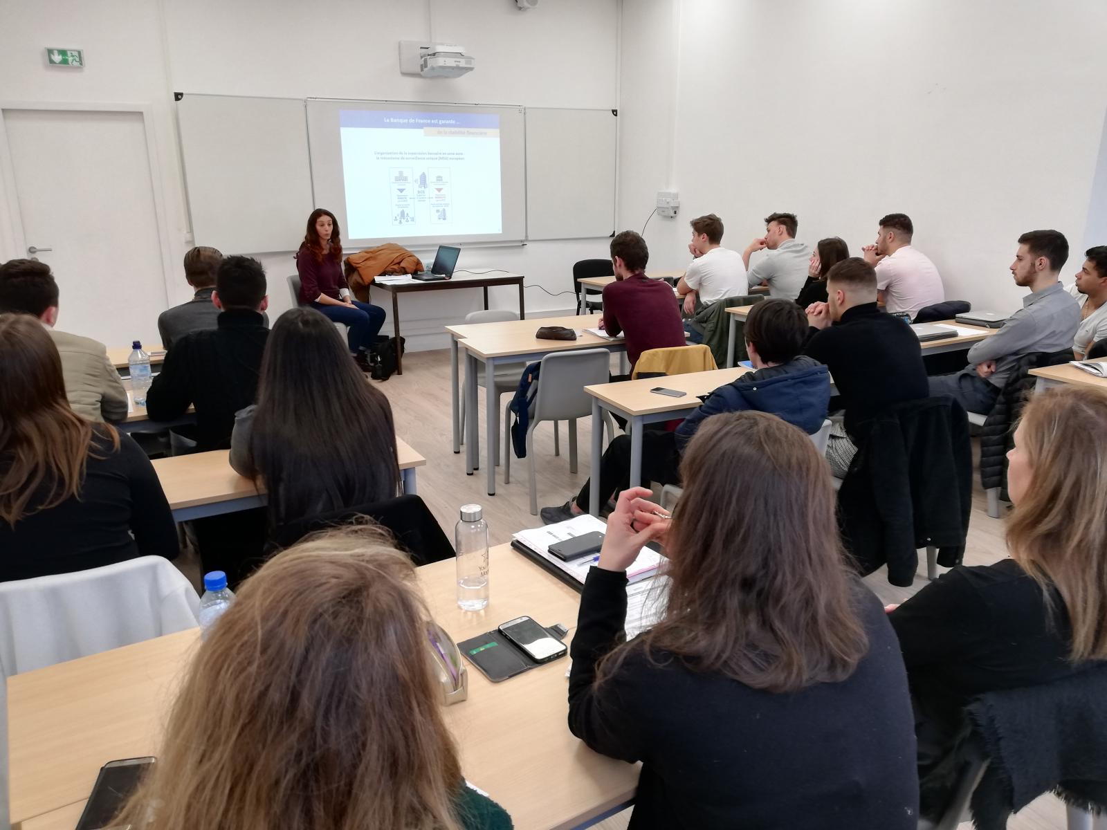 intervention de la banque de france aupres de nos etudiants actualites annecy ipac bachelor factory