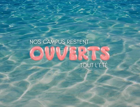 Rendez-vous cet été sur nos 19 campus
