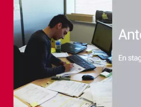 Antoine, en stage chez SPIE