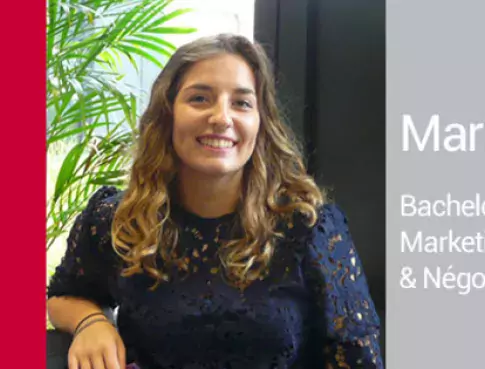 Marion, en Bachelor Marketing Commerce & Négociation