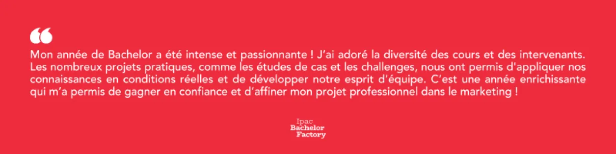 Témoignage d'une étudiante en Bachelor Marketing Communication 360° interview-margaux-harpe-ipac-bachelor-factory-lyon
